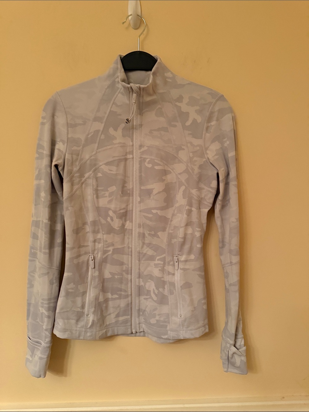 lululemon Define Jacket Camo White Gray Sz 6